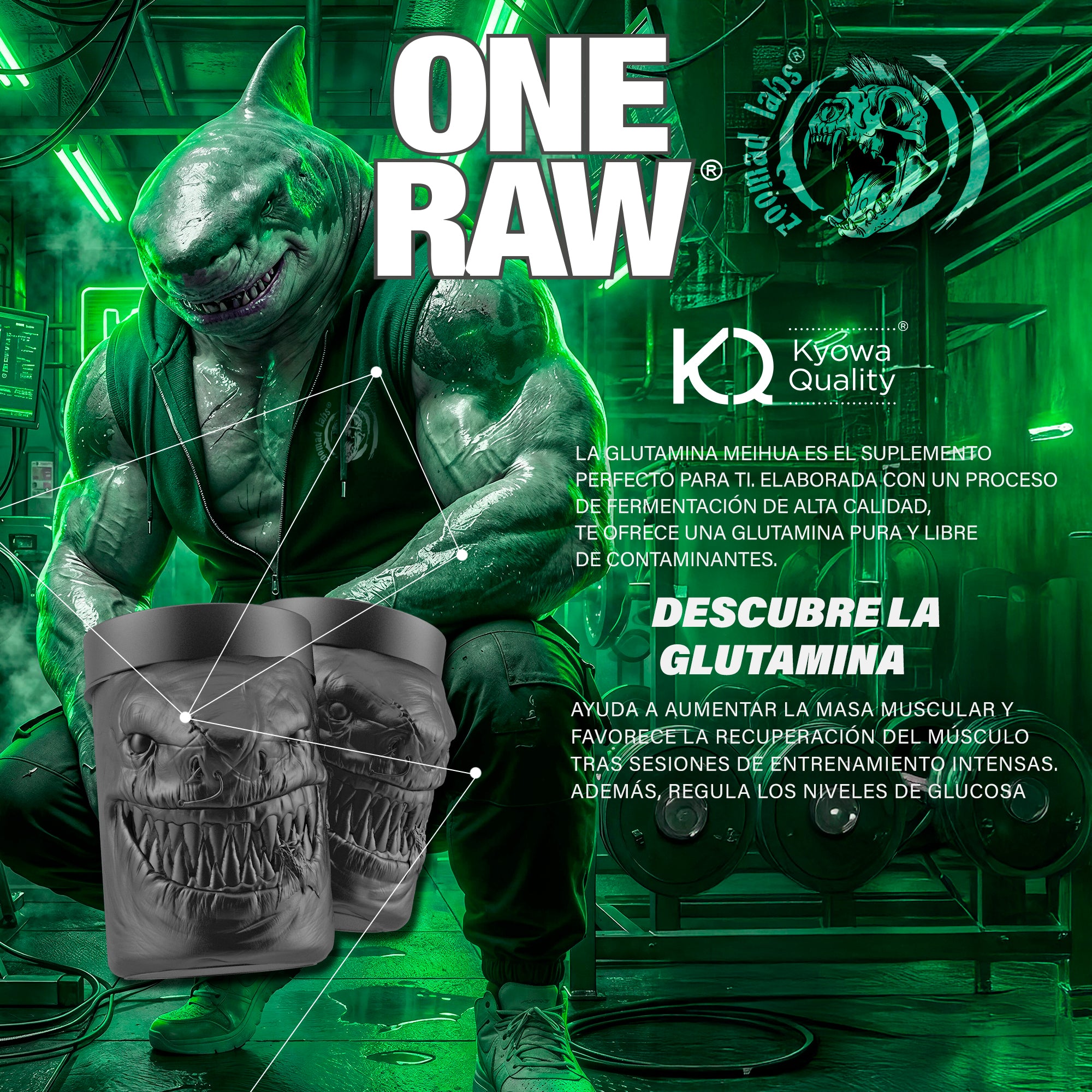 ONE RAW® Glutamina