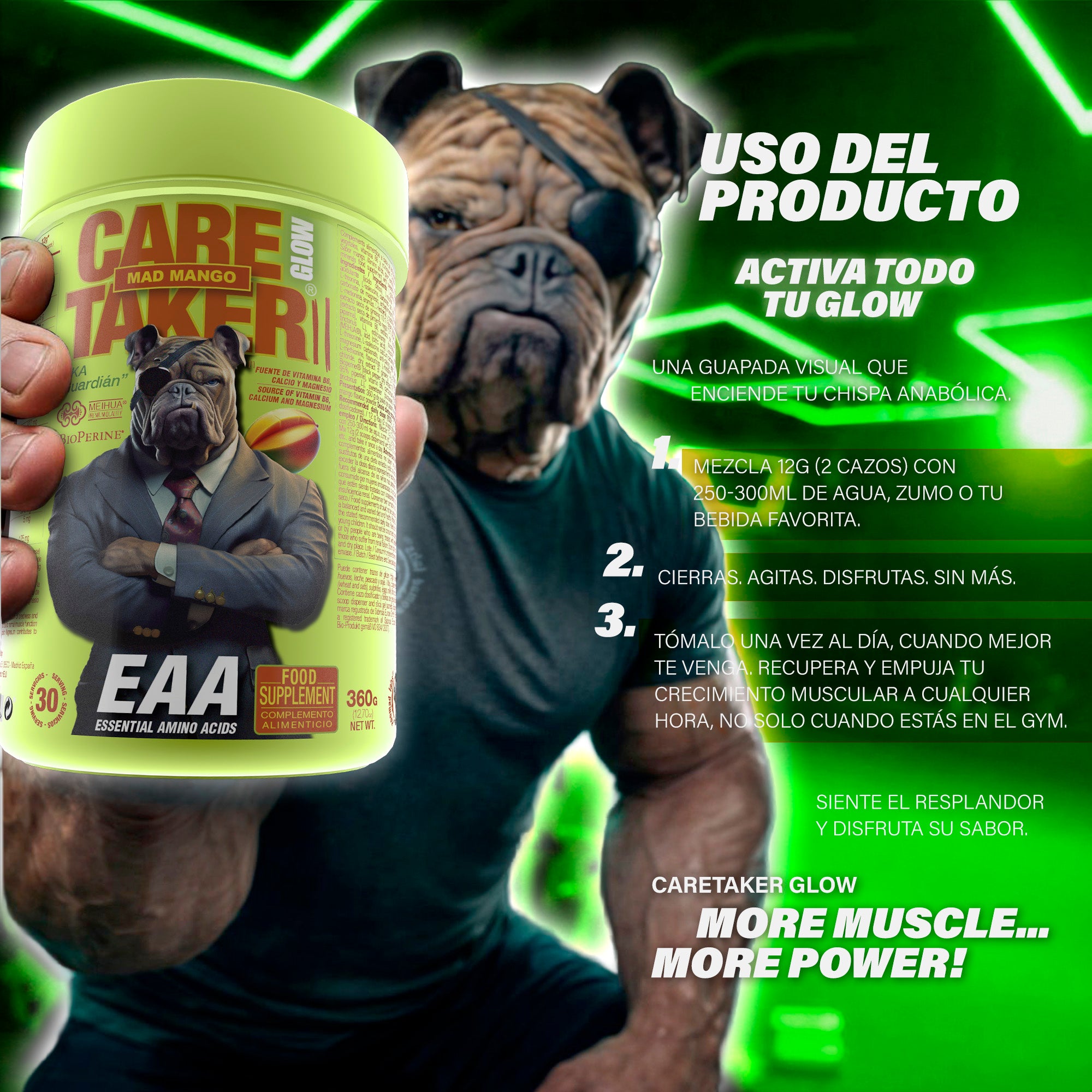 CARETAKER® II EAA Glow · AMINOÁCIDOS