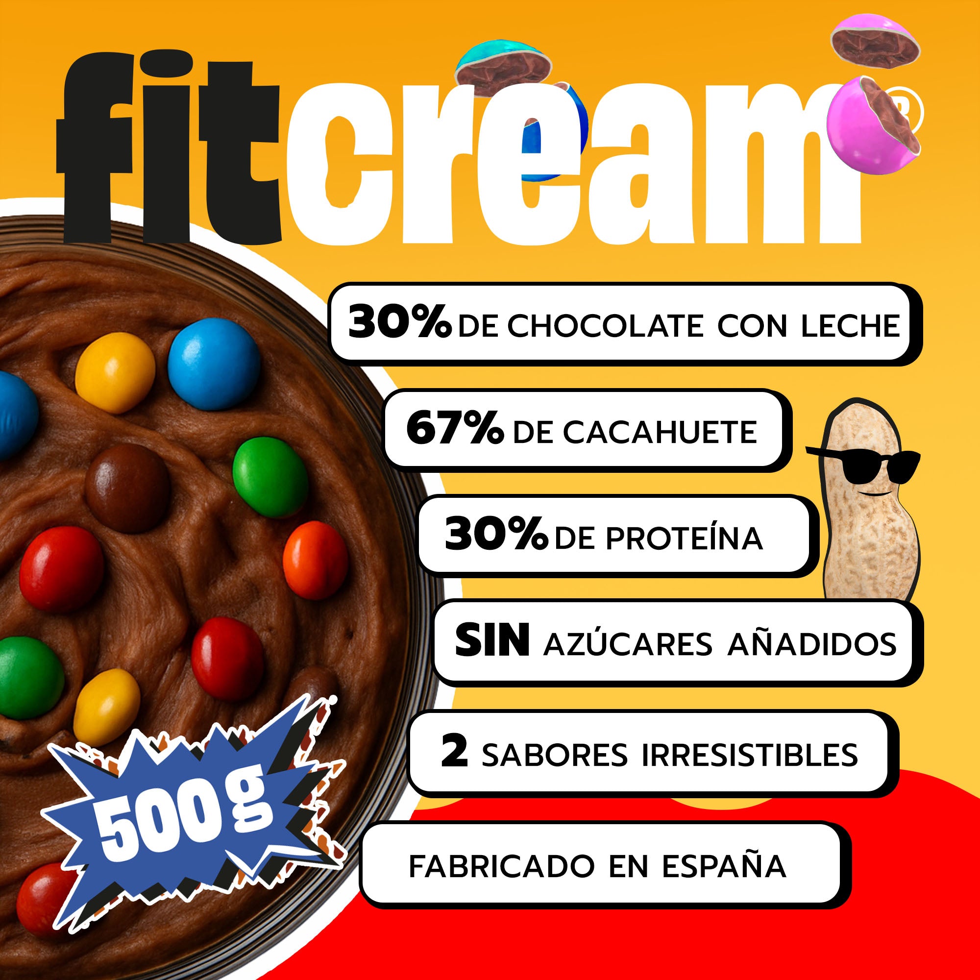 FITCREAM® CRUNCHY ROCHER