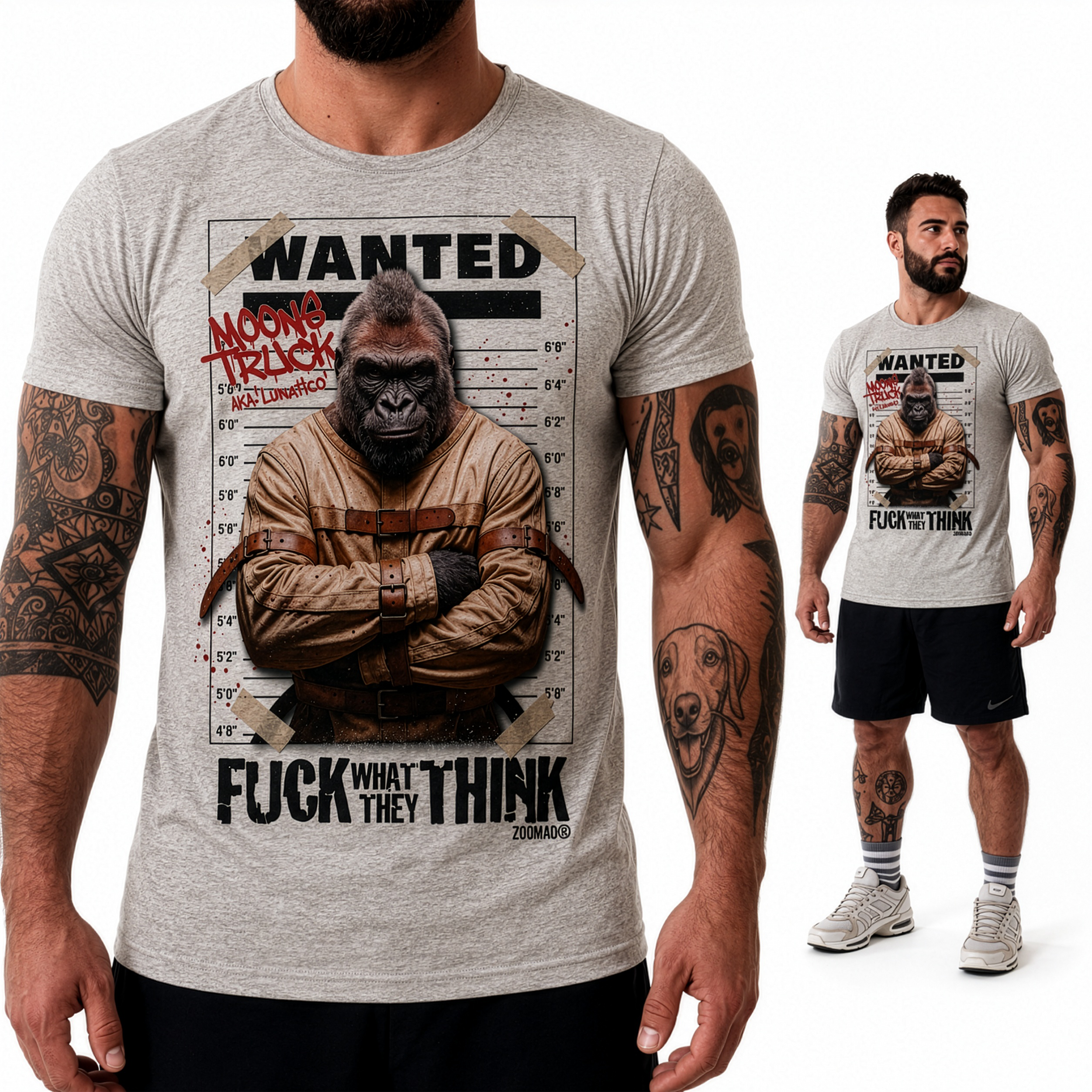 ZOOMAFIA® MOONSTRUCK Psycho Series T-Shirt Unisex