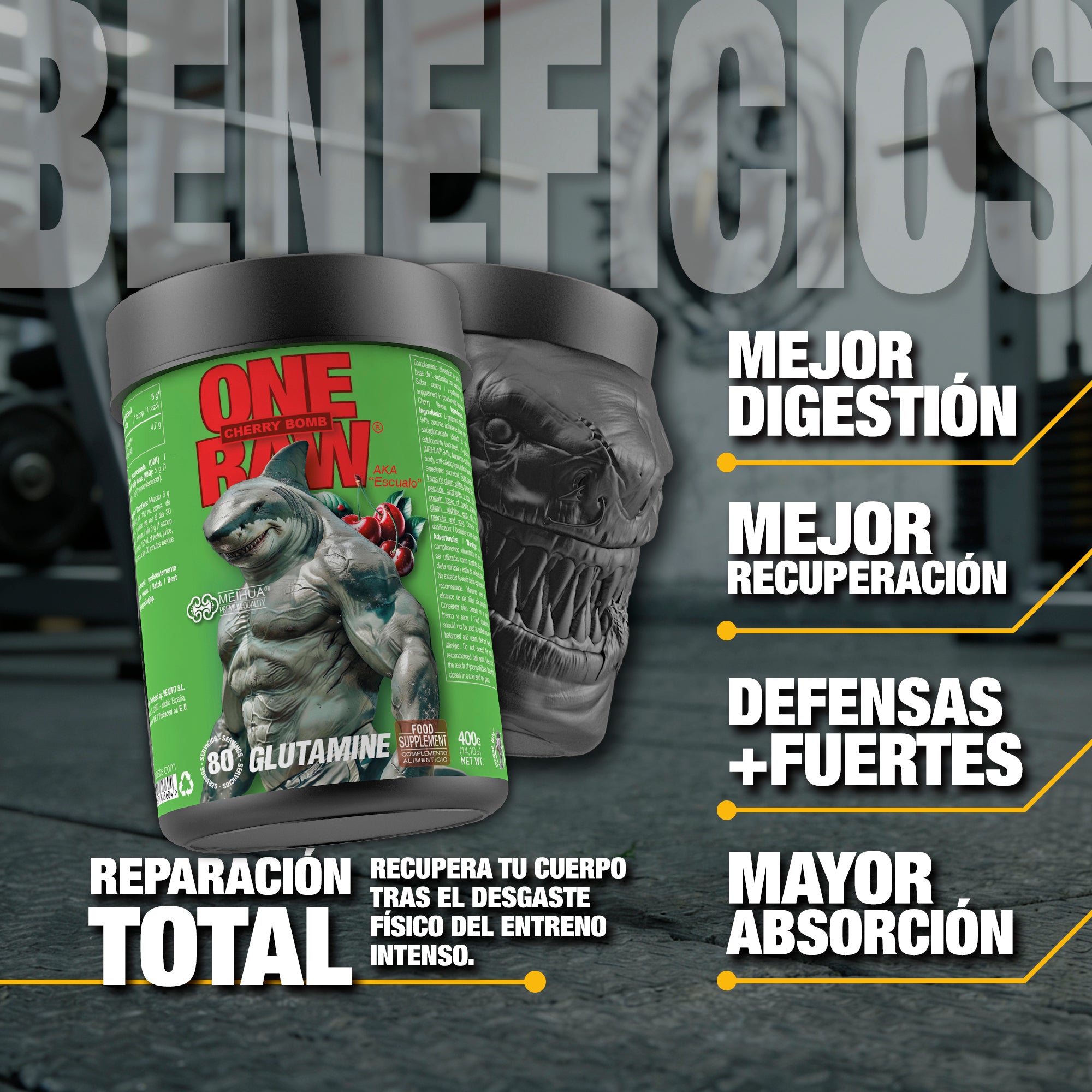 ONE RAW® Glutamina