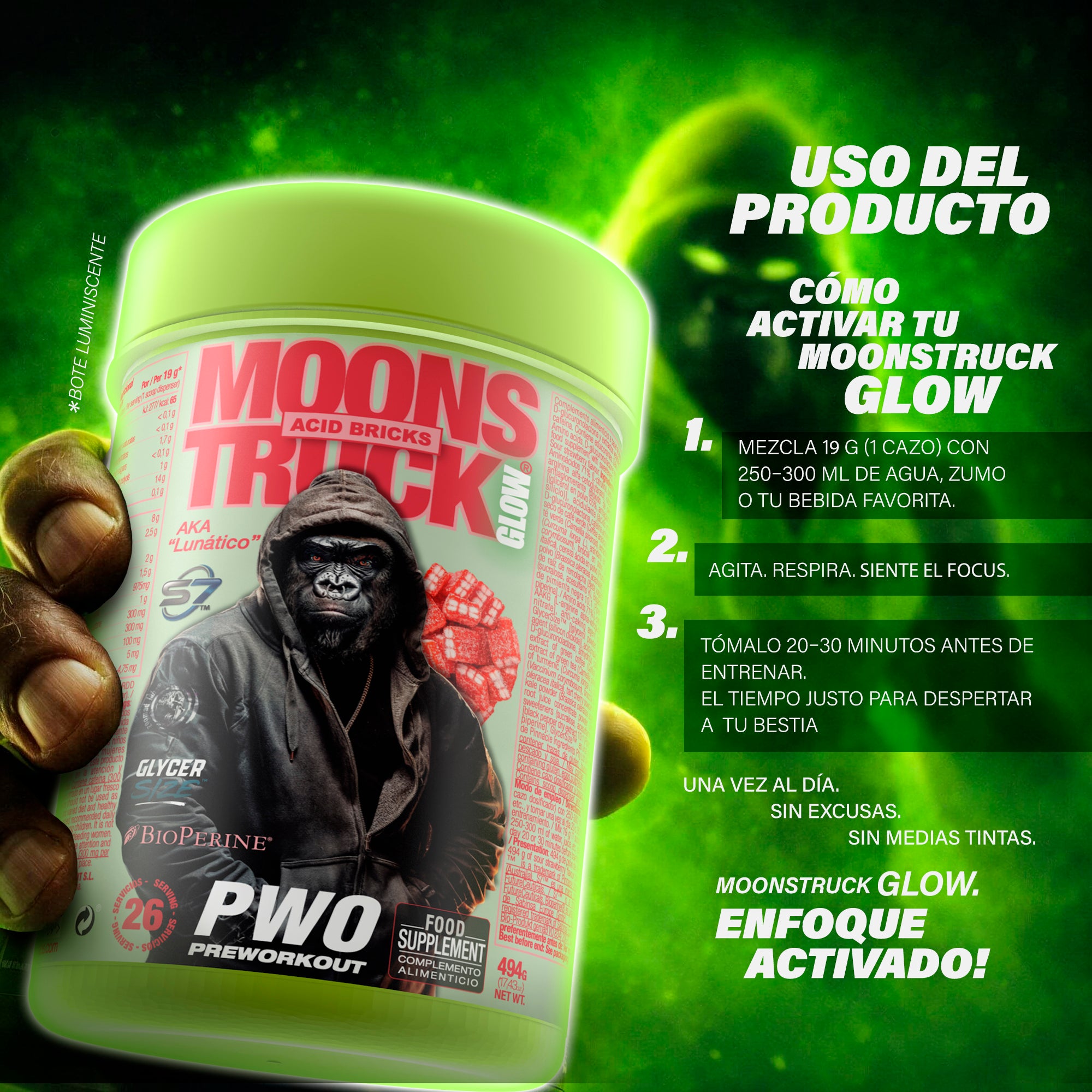 MOONSTRUCK® II Glow · PRE-ENTRENO