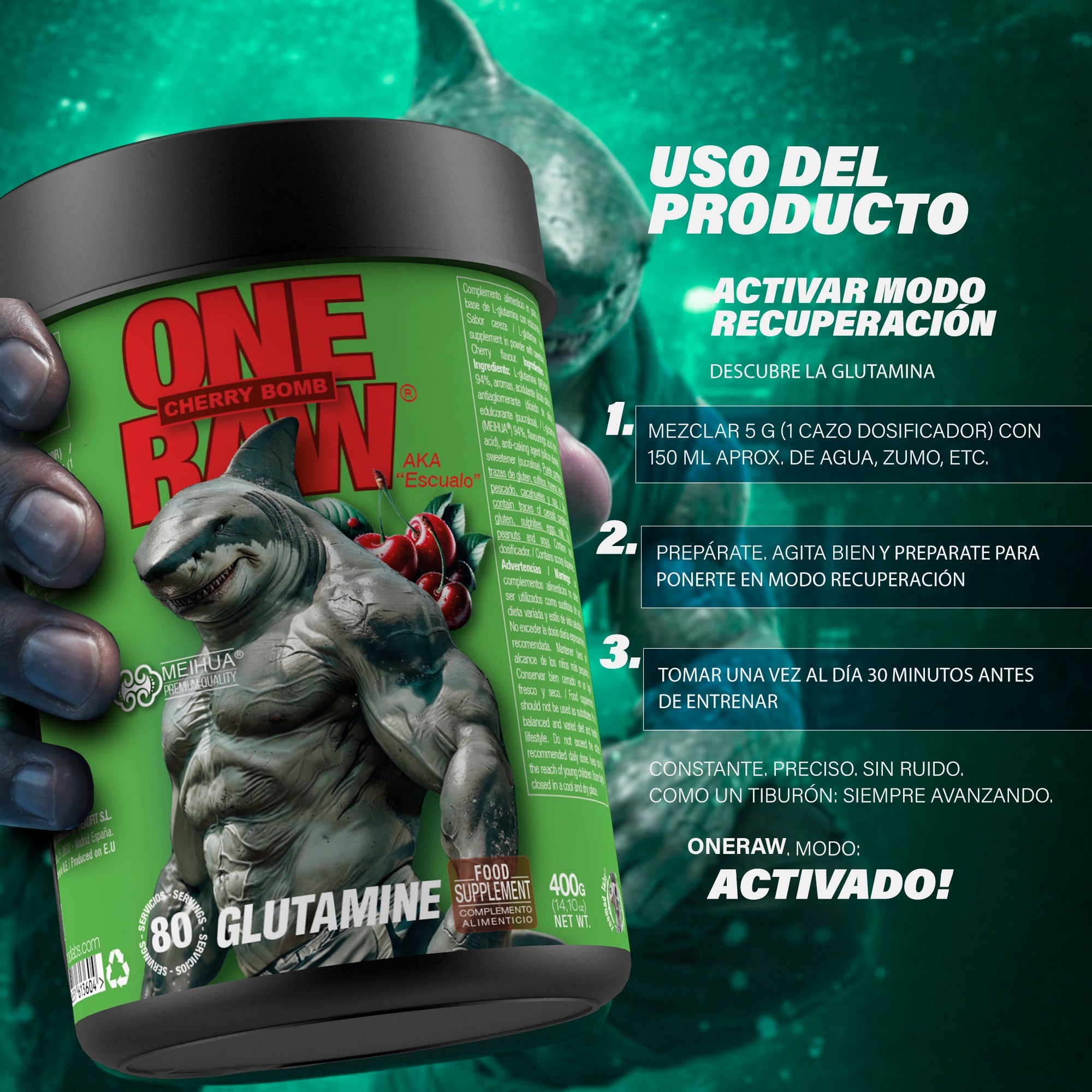 ONE RAW® Glutamina